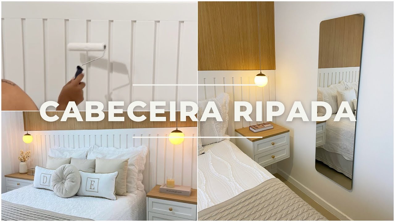 DIY - cabeceira ripada de eva | Érica Novaes