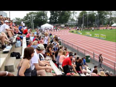 Alexander Williston & Jacob Hayes 100m - 2014 Atlantics