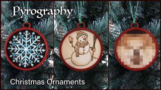 Wood Burned Christmas Ornaments | Pyrography For Beginners