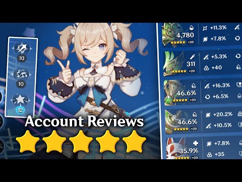 REVIEWING my Viewers GENSHIN IMPACT Accounts! I Interesting BUILDS