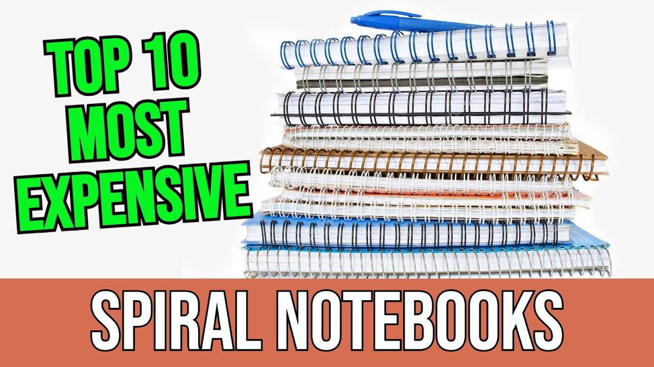 Top 10 Most Expensive Spiral Notebooks Sold on EBAY Recently - Throw Back to Your Youth