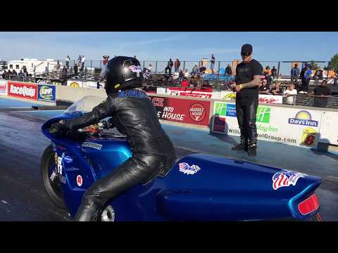NHRA Pro Stock Motorcycle vs. Nitrous Pro Mod