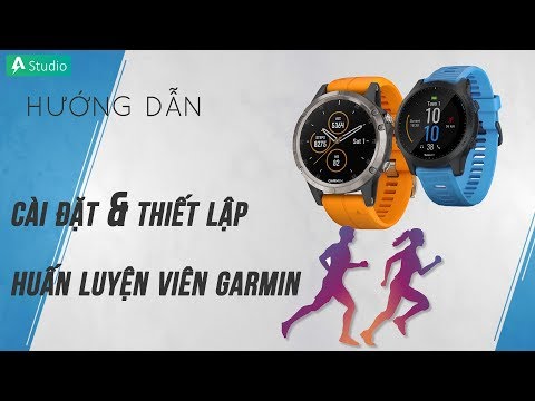 [Hướng dẫn] Cài đặt huấn luyện viên Garmin