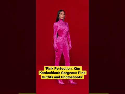 Pink Perfection: Kim Kardashian's Gorgeous Pink Outfits and Photoshoots