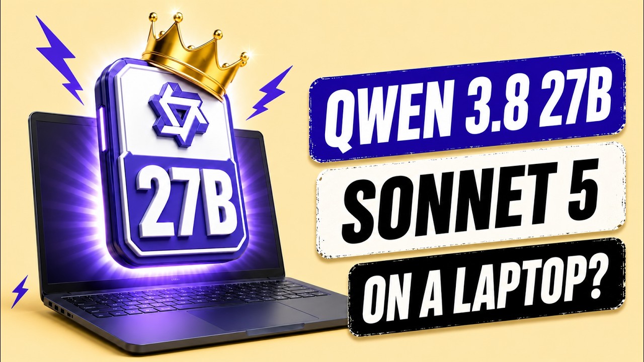 Qwen 3.8 27B Is Coming — Sonnet 5 on Your Laptop?
