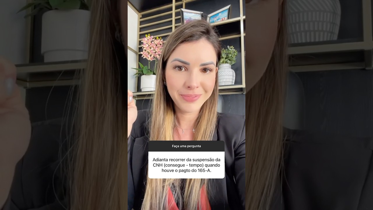 Adianta recorrer da #cnhsuspensa ?