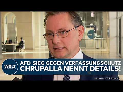 AFD: Erfolg vor Gericht gegen Verfassungsschutz! Tino Chrupalla packt aus