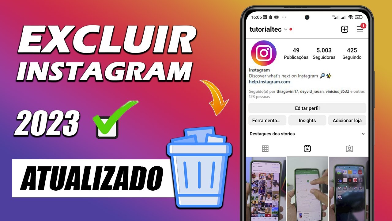 HOW TO DELETE INSTAGRAM ACCOUNT
