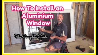How to install an aluminium window, including flashing