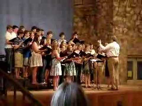 All is Well sung by the Youth 1 Chamber Choir at Montreat we