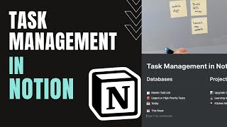 TASK MANAGEMENT IN NOTION | Creating a Task Management System in Notion to Manage Your Tasks