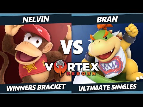 Vortex Legends 10 - Nelvin (Diddy Kong) Vs. bran (Bowser Jr) SSBU Ultimate Tournament