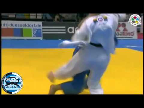 Judo Grand Prix Dusseldorf 2012 Final -78kg HARRISON (USA)-YANG Xiuli (CHN)