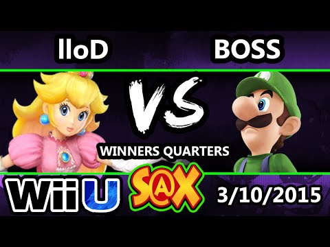 S@X - VGz | lloD (Peach) Vs. WS | Boss (Luigi) SSB4 Winners Quarters - Smash 4 - Smash Wii U