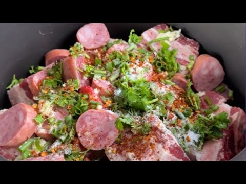 Authentic Brazilian-Style Pressure Cooker Ribs Without Water.