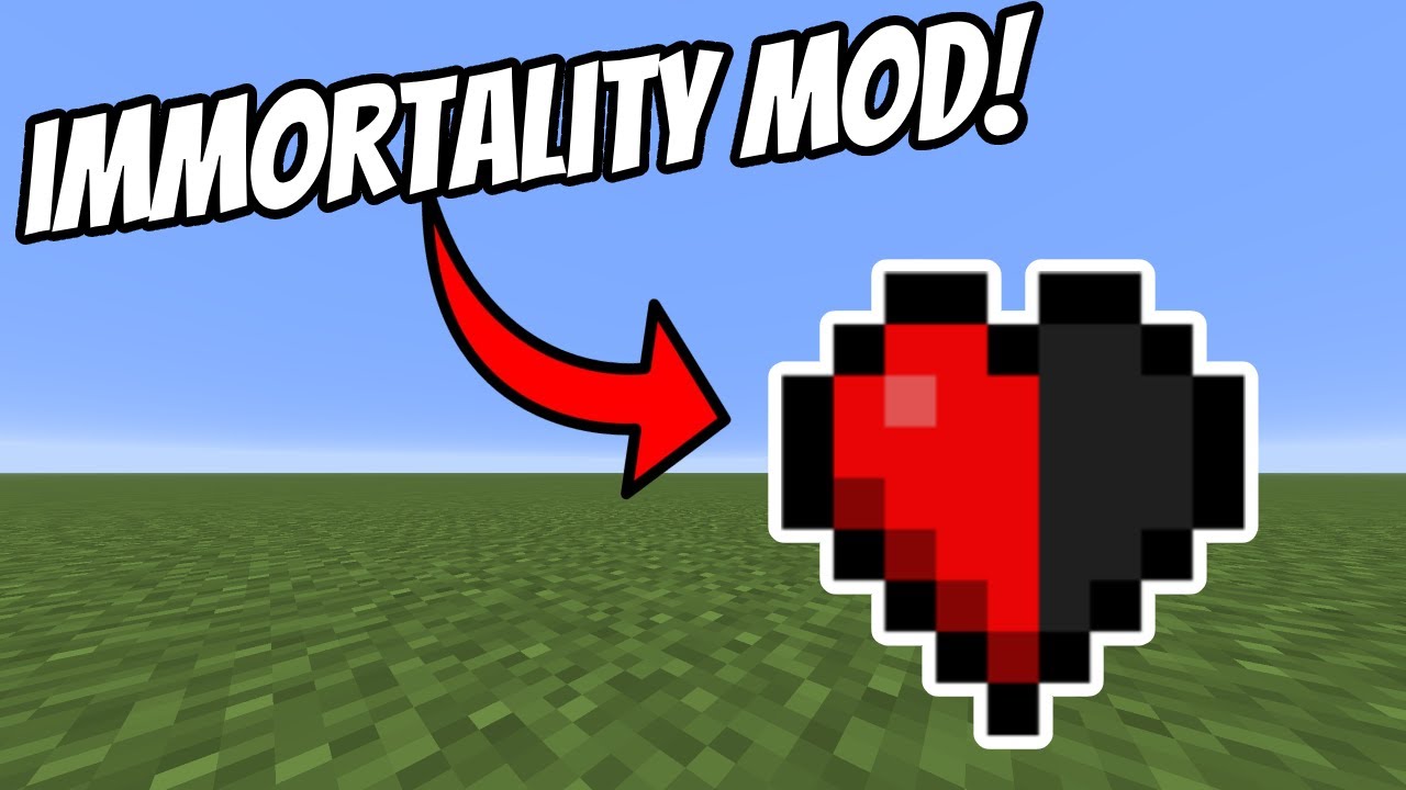 Minecraft: Immortality Mod | become Immortal in Anything! | Mod Showcase