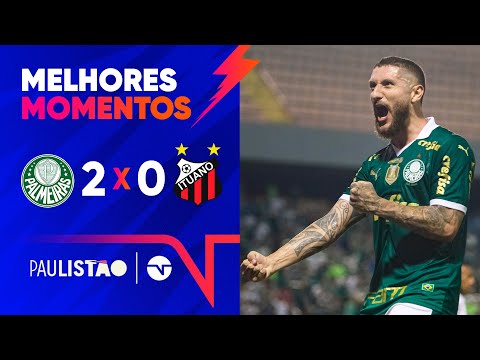 Gols e lances de Palmeiras x Ituano