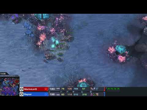 StarCraft 2 - Hold Position Lurkers Trap | Reynor vs. MarineLord (2021)