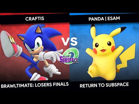 RTSSO - Craftis (Sonic) Vs.  Panda Esam (Pikachu) - Brawl Bracket - Losers Finals