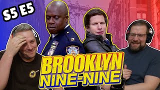 British Guys HILARIOUS Brooklyn Nine-Nine Reaction - S5 E5 (Bad Beat)