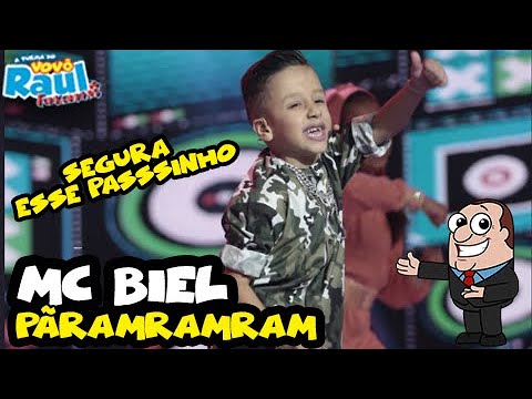 MC Biel sang "Pãramramram" and rocked it as always! | Little Funkers | Grandpa Raul Gil