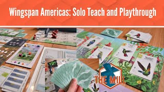 Wingspan Americas: Solo Teach and Playthrough