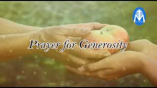 Prayer for Generosity
