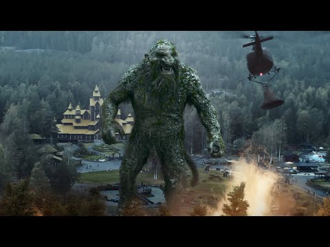TROLL (2022 ) - Attack on the city - helicopter vs troll scene HD ||CinematicScenes