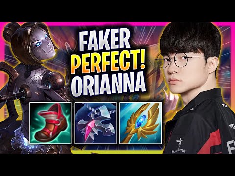 FAKER PERFECT GAME WITH ORIANNA! - T1 Faker Plays Orianna MID vs Vladimir! | Season 2025