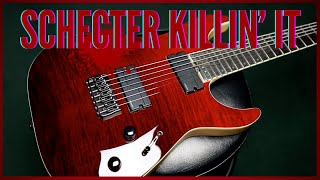 Video thumbnail for Schecter C-7 SLS Elite Red Blooded Metal Monster by digital360