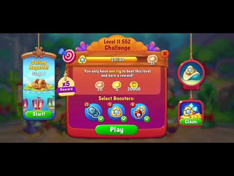 🎯 Fishdom 11552 Challenge Level + 💥💥🧨💣