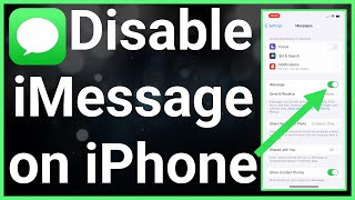 How To Remove iMessage From iPhone