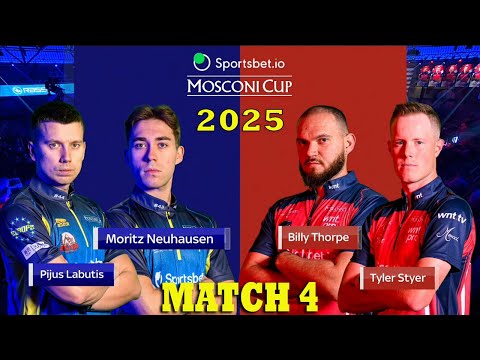 Moritz Neuhausen / Pijus Labutis - Tyler Styer / Billy Thorpe | Match 4 | 2025 Mosconi Cup