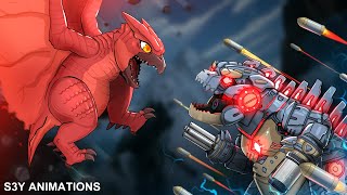 Baby Godzilla vs. Kong: Rodan vs. Mecha Godzilla – Animation 4