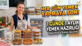 1 Günde 1 Aylık Yemek Hazırlığı. Her Gün Yemek Yapmaya Son.Gıda Üreticisi Sırrın