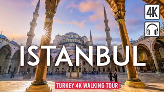 Istanbul, TURKEY 4K Walking Tour - Captions & Immersive Sound [4K Ultra HD/60fps]