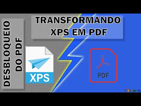 Vídeo: Converter XPS em PDF: dúvidas e conversão segura