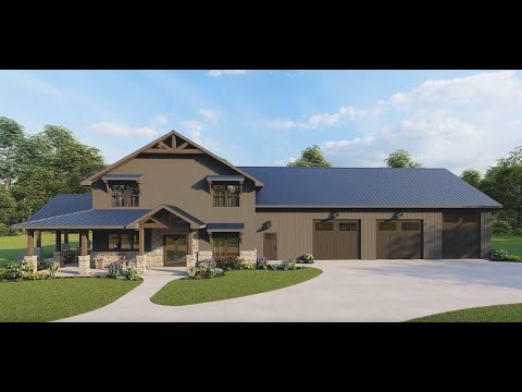 BARN HOUSE PLAN 5032-00119 WITH INTERIOR