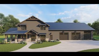 BARN HOUSE PLAN 5032-00119 WITH INTERIOR