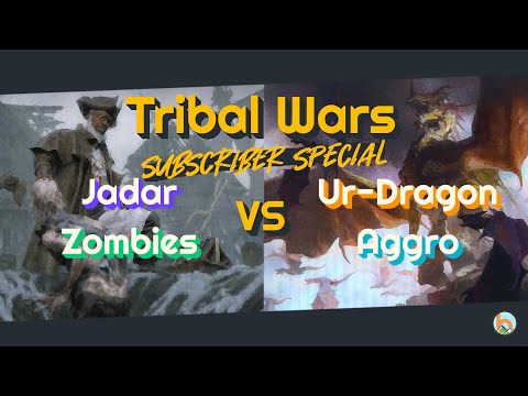 Jadar Zombies vs. Ur-Dragon Aggro - Tribal Wars - [Duel Commander] - Magic: The Gathering