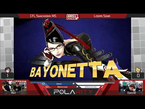 CFL Smackdown 145 WiiU - Riot (Bayonetta) vs Ewok41 (Cloud) - Losers Semis