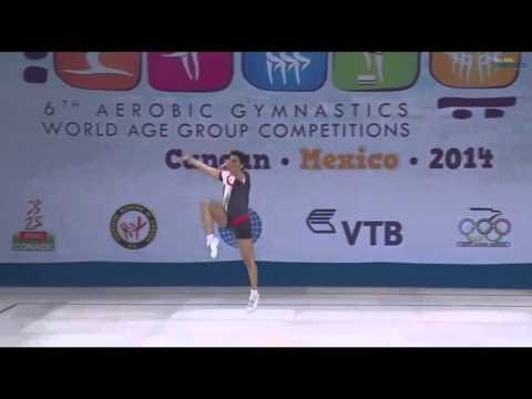 WCH Aeróbic Cancún 2014 - (FINAL) IM - PENTASSUGLIA Riccardo - ITA  (20,550)