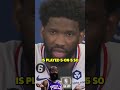 Joel Embiid didnt hold back after the loss to the Celtics?