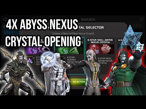 4x Abyss Nexus 6 Star Crystal Opening! - Marvel Contest of Champions