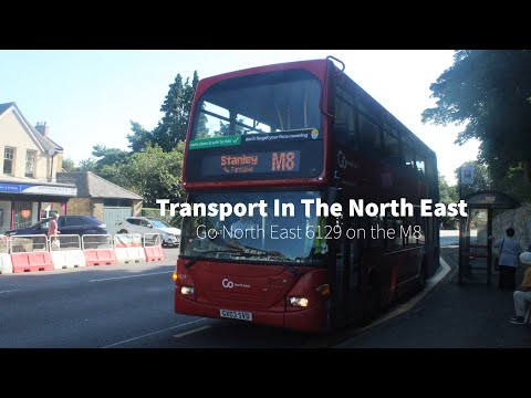 Go North East 6129 on the M8