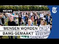 Beelden: massaal protest tegen maatregelen