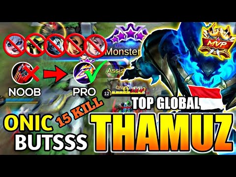THAMUZ BEST BUILD 2020 - THAMUZ BEST BUILD AND EMBLEM 2020 - THAMUZ TOP GLOBAL 2020 | By ONIC Butsss