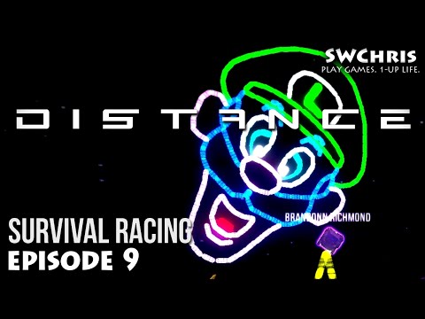 Distance Survival Racing #9 - Mario Kart Rainbow Road! 60fps!