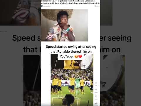 Реакция IShowSpeed ​​на короткометражный ролик Криштиану Роналду на YouTube 😱🔥 #IShowSpeed ​​#AlN...