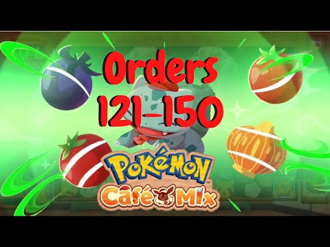 Pokemon Cafe Mix - All Orders 121-150 (no items)
